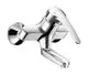 HANSA-Einhebelmischer-Waschtischbatterie-HANSAMEDICA-0196-Bedienungshebel-lang-Ausladung-171-mm-DN15-Chrom-01968276 gallery number 1